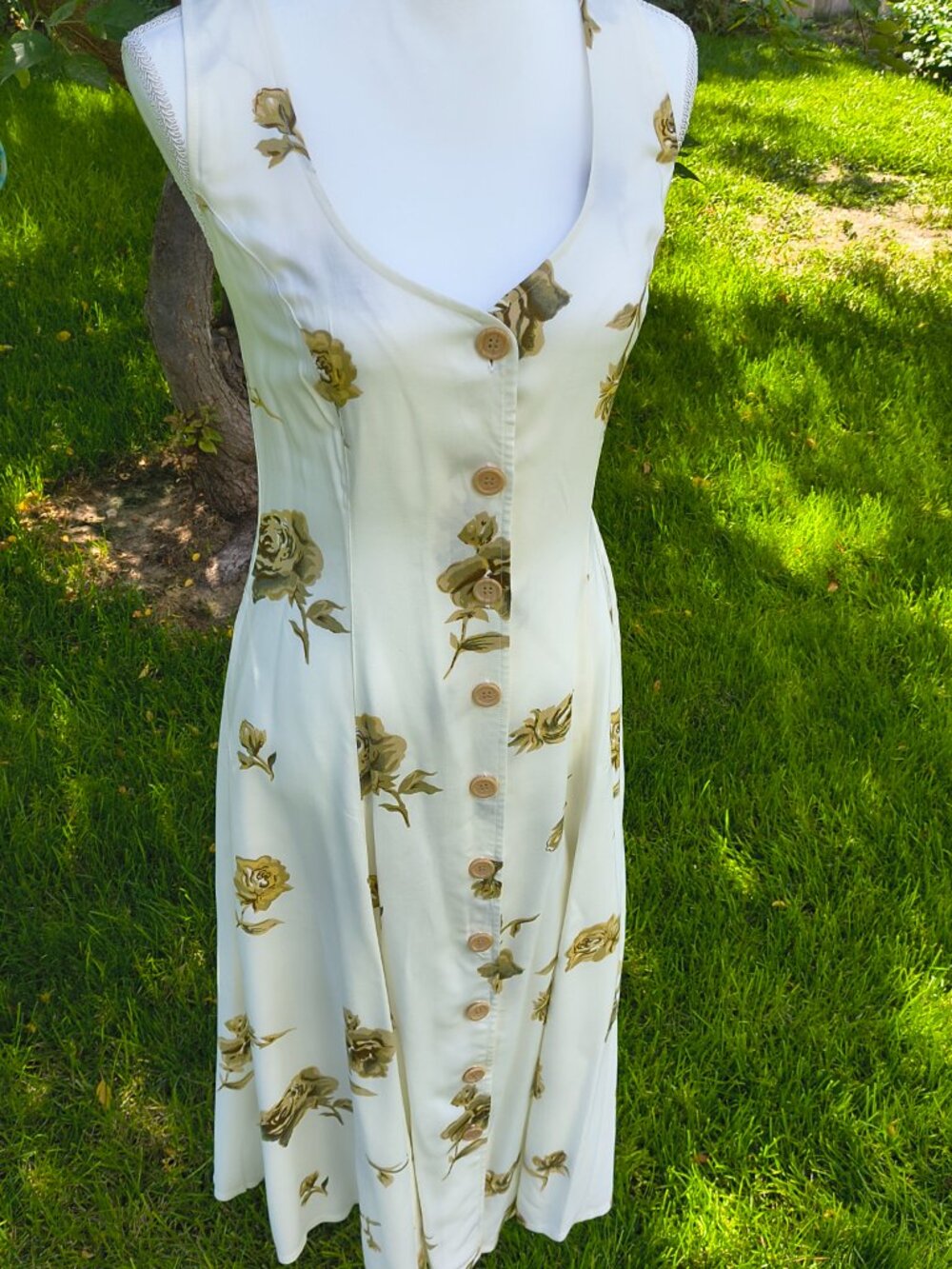 Vintage 1990s Together! Size 6 Petite Dress | Gorgeous Lattice Back